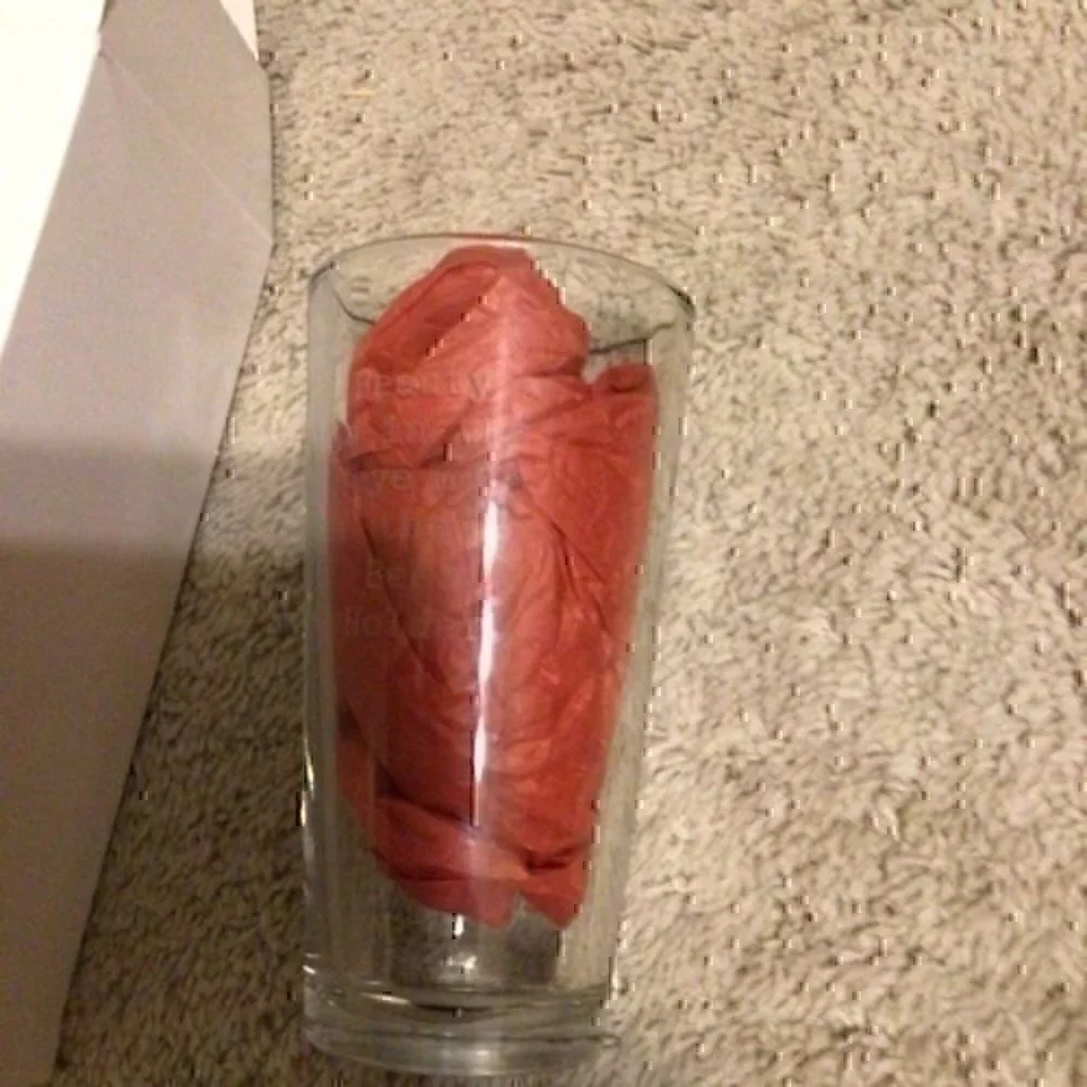Funny beer drinking pint glass Beauty is in the eye of the beer holder